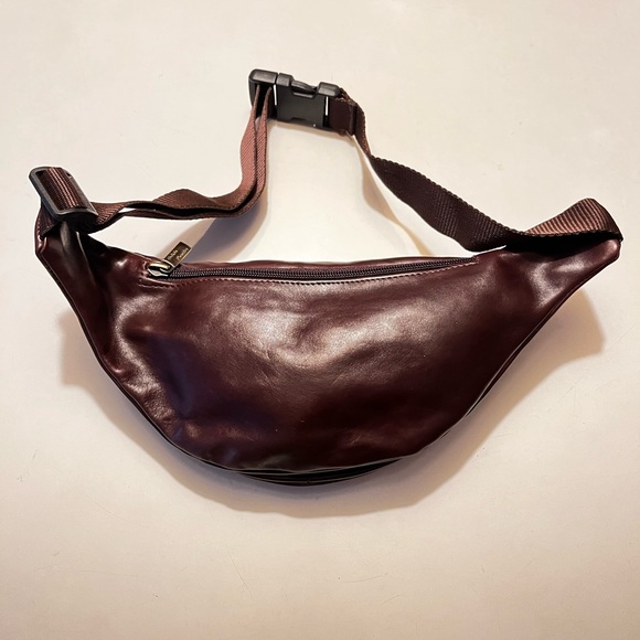 Brown leather Fanny pack - Picture 3 of 3